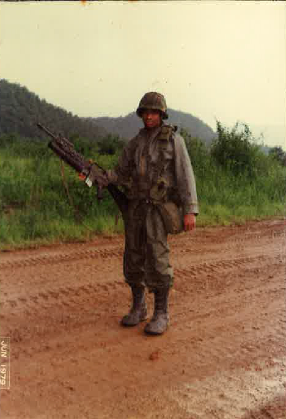 SPC. Anthony Crawley, a soldier, a leader, a vision of being part of a world-class team. U.S. ARMY  CP. Casey, Korea, 1978