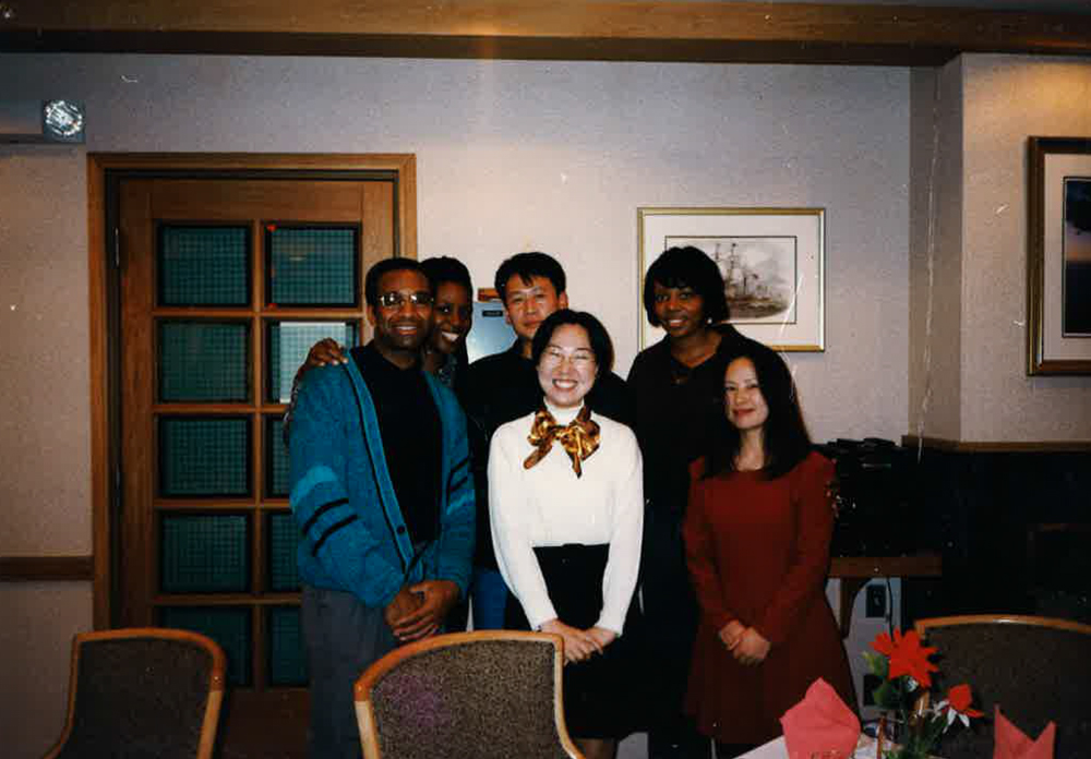 USO Volunteer and Training Team for College English Teaching Program. U.S. Forces Busan, Korea, 1995