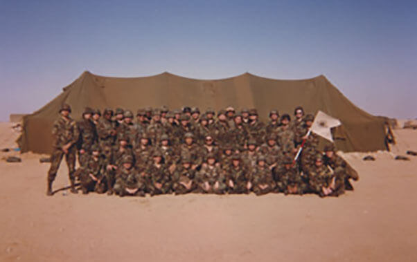 Unit photo of 209th Med in Saudi Arabia, 1991