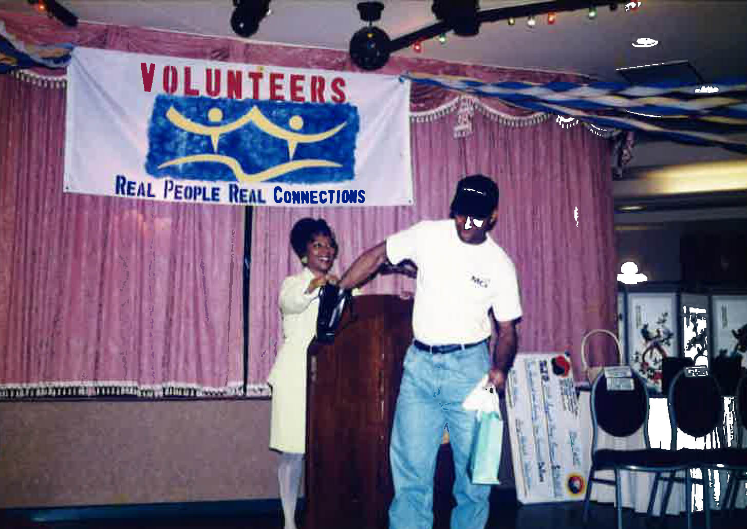 USO volunteer award ceremony Busan, US. Forces Korea.  1996