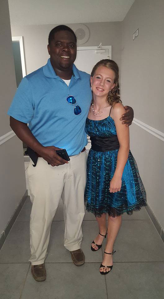Brent's oldest daughter's 8th grade prom.