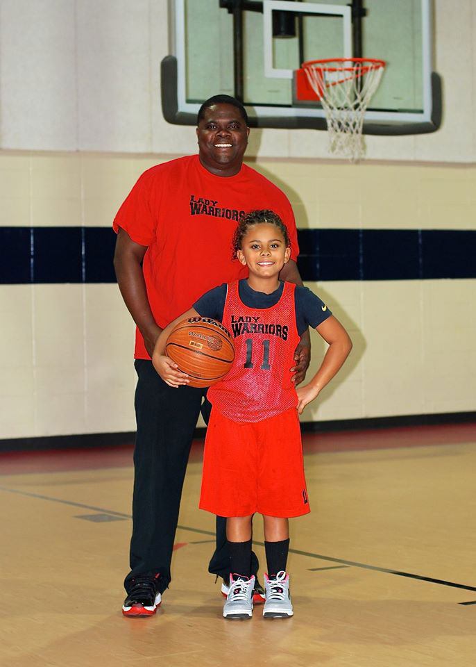 Brent's daughter's basketball team, the 