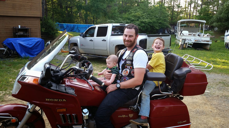 David and his boys enjoying riding.