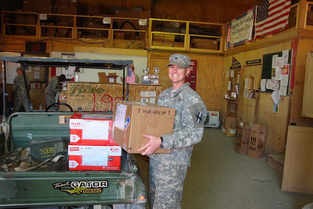 Mail call in Afghanistan
