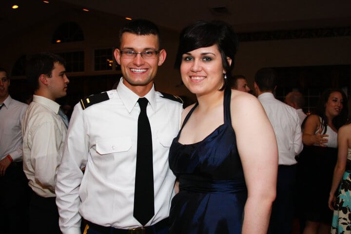 Mason Rick with his younger sister Sierra Rick in 2010 at Mason’s wedding