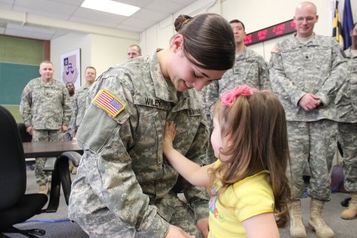 Ruby with her daughter